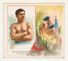 Patsey Kerrigan, Pugilist, from World's Champions, Second Series (N43) for Allen & Ginter ..., 1888. Creator: Allen & Ginter