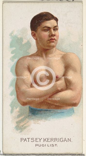 Patsey Kerrigan, Pugilist, from World's Champions, Series 2 (N29) for Allen & Ginter Cigar..., 1888. Creator: Allen & Ginter.