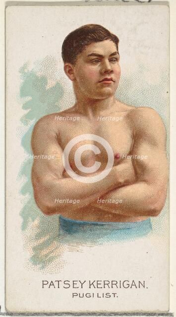Patsey Kerrigan, Pugilist, from World's Champions, Series 2 (N29) for Allen & Ginter Cigar..., 1888. Creator: Allen & Ginter.
