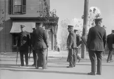 Patrol / Bayonne strike, (1916?). Creator: Bain News Service