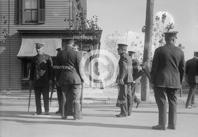 Patrol / Bayonne strike, (1916?). Creator: Bain News Service.
