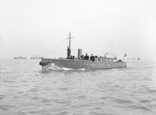 Patrol Boat No.18 under way, 1914. Creator: Kirk & Sons of Cowes