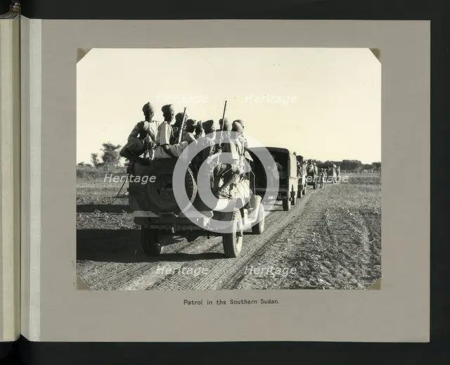 Patrol in the Southern Sudan, 1964. Creators: Colonial Office, Unknown.
