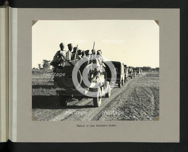 Patrol in the Southern Sudan, 1964. Creators: Colonial Office, Unknown.