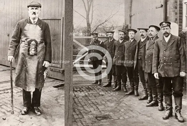 Patrol staff of the Rowntree Cocoa Work, York, Yorkshire, c1898-c1910. Artist: Unknown