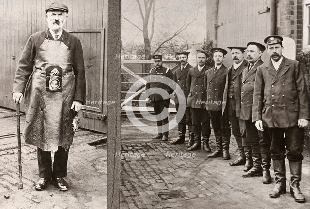 Patrol staff of the Rowntree Cocoa Work, York, Yorkshire, c1898-c1910. Artist: Unknown