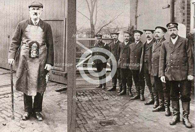 Patrol staff of the Rowntree Cocoa Work, York, Yorkshire, c1898-c1910. Artist: Unknown