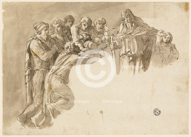 Patriarch and Youths, n.d. Creator: William Young Ottley.