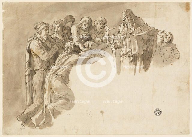 Patriarch and Youths, n.d. Creator: William Young Ottley.