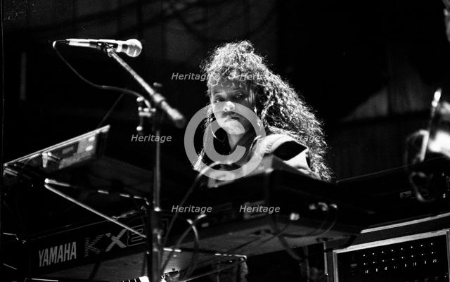 Patrice Rushen, JVC Capital Jazz Festival, Royal Festival Hall, London, July 1988.  Artist: Brian O'Connor.