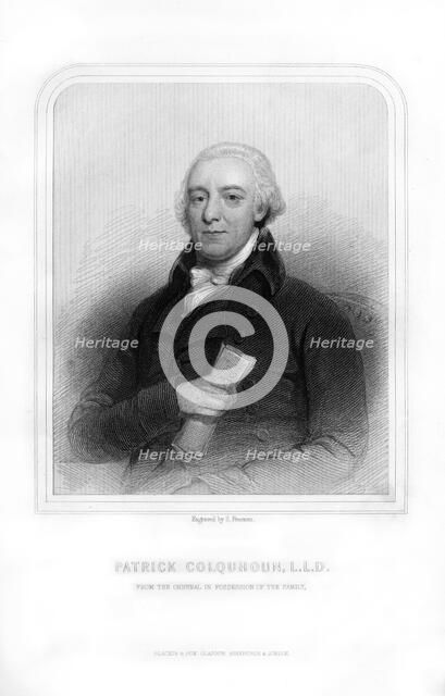 Patrick Colquhoun, Scottish police magistrate and statistical writer, (1870).Artist: S Freeman