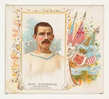 Patrick Fitzgerald, Go As You Please, from World's Champions, Second Series (N43) for Alle..., 1888. Creator: Allen & Ginter