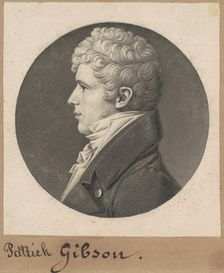 Patrick Gibson, 1808. Creator: Charles Balthazar Julien Févret de Saint-Mémin