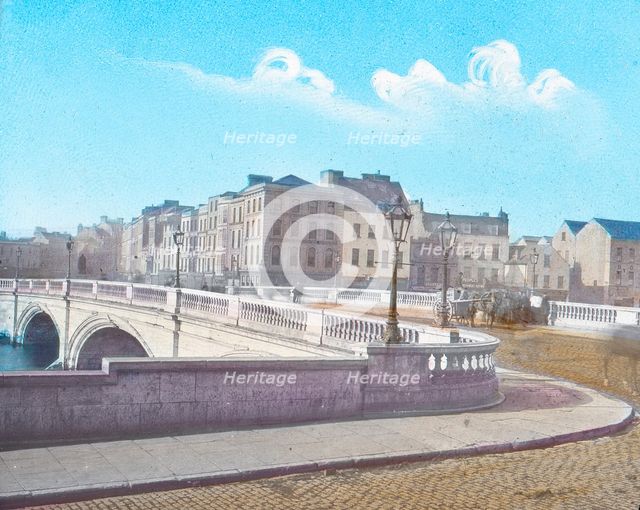 'Patrick's Bridge showing Father Mathew's Statue', c1910. Creator: Unknown.
