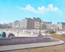 Patrick's Bridge showing Father Mathew's Statue c1910. Creator: Unknown