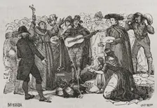 Patriotic donations and offerings by the Spaniards, War of Roussillon, (1793-1795), 1851. Creator: Unknown