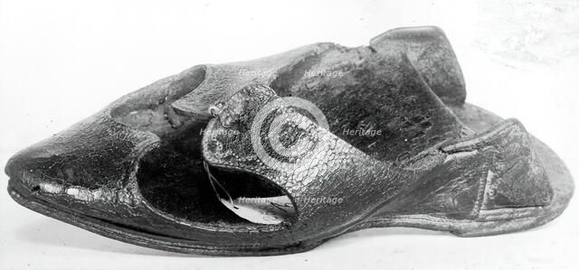 Patten (Overshoe), England, 17th century. Creator: Unknown.