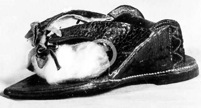 Patten (Overshoe), England, 1801/25. Creator: Unknown.