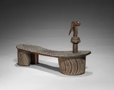 Patten-type Shoe, c 1800s. Creator: Unknown