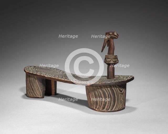 Patten-type Shoe, c 1800s. Creator: Unknown.