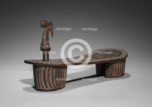 Patten-type Shoe, c 1800s. Creator: Unknown.