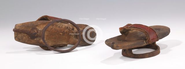 Pattens, British, 1830-50. Creator: Unknown.