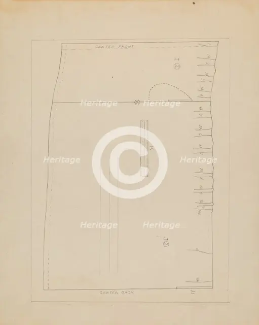 Pattern, 1935/1942. Creator: Percival Jenner.