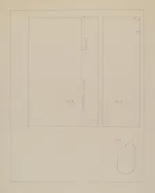 Pattern for a Dress, 1935/1942. Creator: Bessie Forman