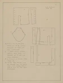 Pattern for Spats, 1935/1942. Creator: Emery Herrett