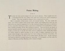 Pattern making, 1900. Creator: Frances Benjamin Johnston