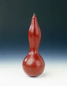 Patterned gourd, China, mid-late 17th century. Creator: Unknown