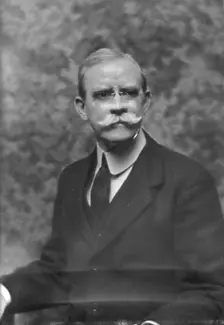 Patterson, John Henry, Mr., portrait photograph, 1912 Oct. 17. Creator: Arnold Genthe