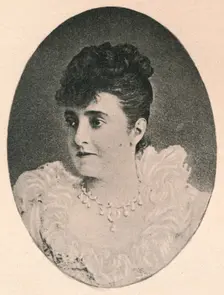 Patti c1890, (1895). Artist: F Jenkins Heliog