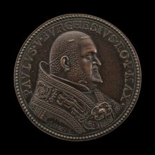 Paul V (Camillo Borghese, 1552-1621), Pope 1605 [obverse], 1619. Creator: Giacomo Antonio Moro