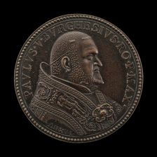 Paul V (Camillo Borghese, 1552-1621), Pope 1605 [obverse], 1619. Creator: Giacomo Antonio Moro