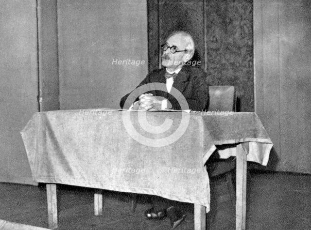 Paul Valery, French poet, essayist and philosopher, 1935. Artist: Unknown