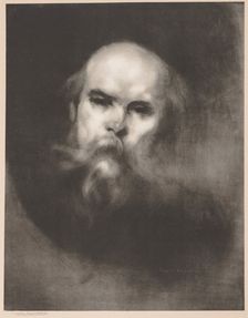 Paul Verlaine, 1896. Creator: Eugène Carrière (French, 1849-1906); Lemercier
