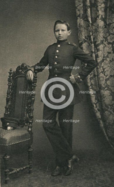 Paul von Hindenburg (1847-1934), as a cadet in Wahlstatt, 1860, (1930s) Artist: Unknown.