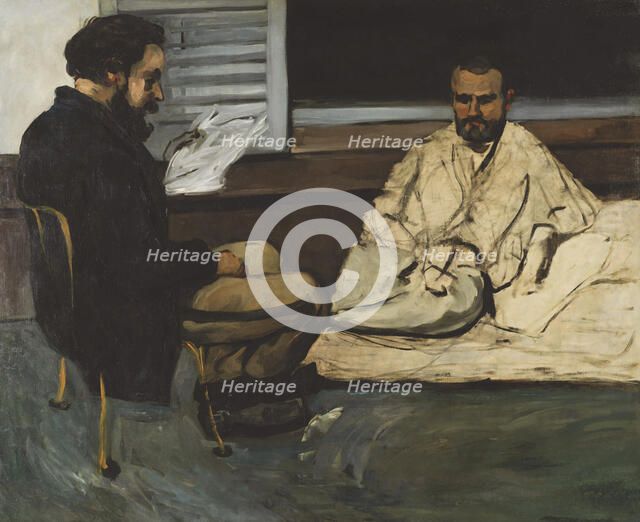 Paul Alexis reading to Émile Zola, 1869-1870.
