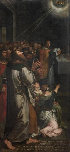 Paul and Barnabas chosen as apostles by the Holy Spirit, 1589-1596. Creator: Ambrosius Francken I