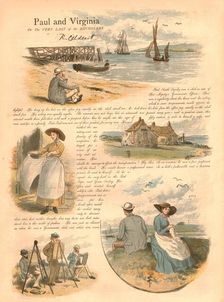 Paul and Virginia or the very Last of the Smugglers 1886. Creator: Randolph Caldecott