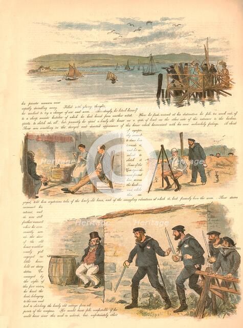 'Paul and Virginia or the very Last of the Smugglers', 1886.  Creator: Randolph Caldecott.