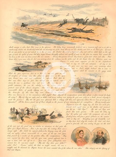 'Paul and Virginia or the very Last of the Smugglers', 1886.  Creator: Randolph Caldecott.