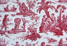 Paul and Virginie Furnishing Fabric, France, 1802. Creator: Oberkampf Manufactory