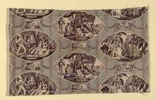Paul and Virginie Furnishing Fabric, France, after 1818. Creator: Oberkampf Manufactory