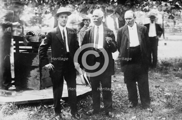 Paul Beattie; Sgt. Wren; Magistrate Jacobs, between c1910 and c1915. Creator: Bain News Service.