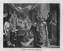 Paul Before Felix 1807, (1827). Creator: Thomas Cook
