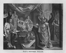 Paul Before Felix 1807, (1827). Creator: Thomas Cook