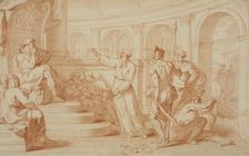 Paul before Felix. Creator: Unknown