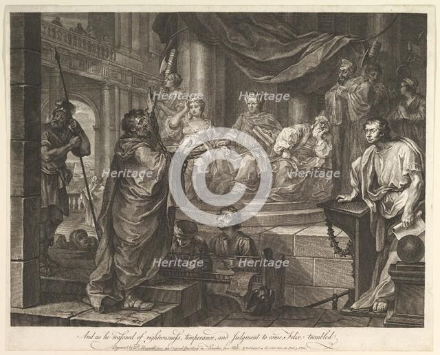 Paul Before Felix, February 5, 1752. Creator: William Hogarth.